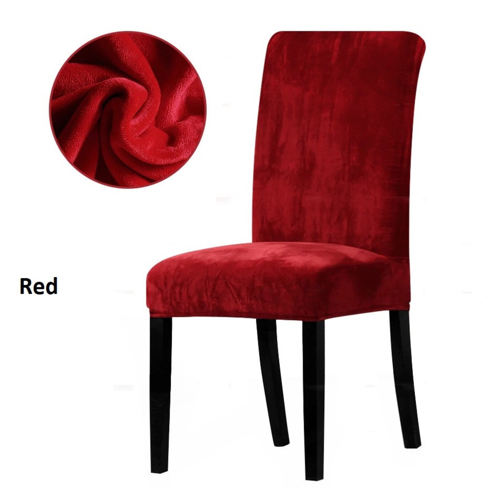 SALE Velvet Chair Slipcovers Dining Chair Cover Stretch Etsy