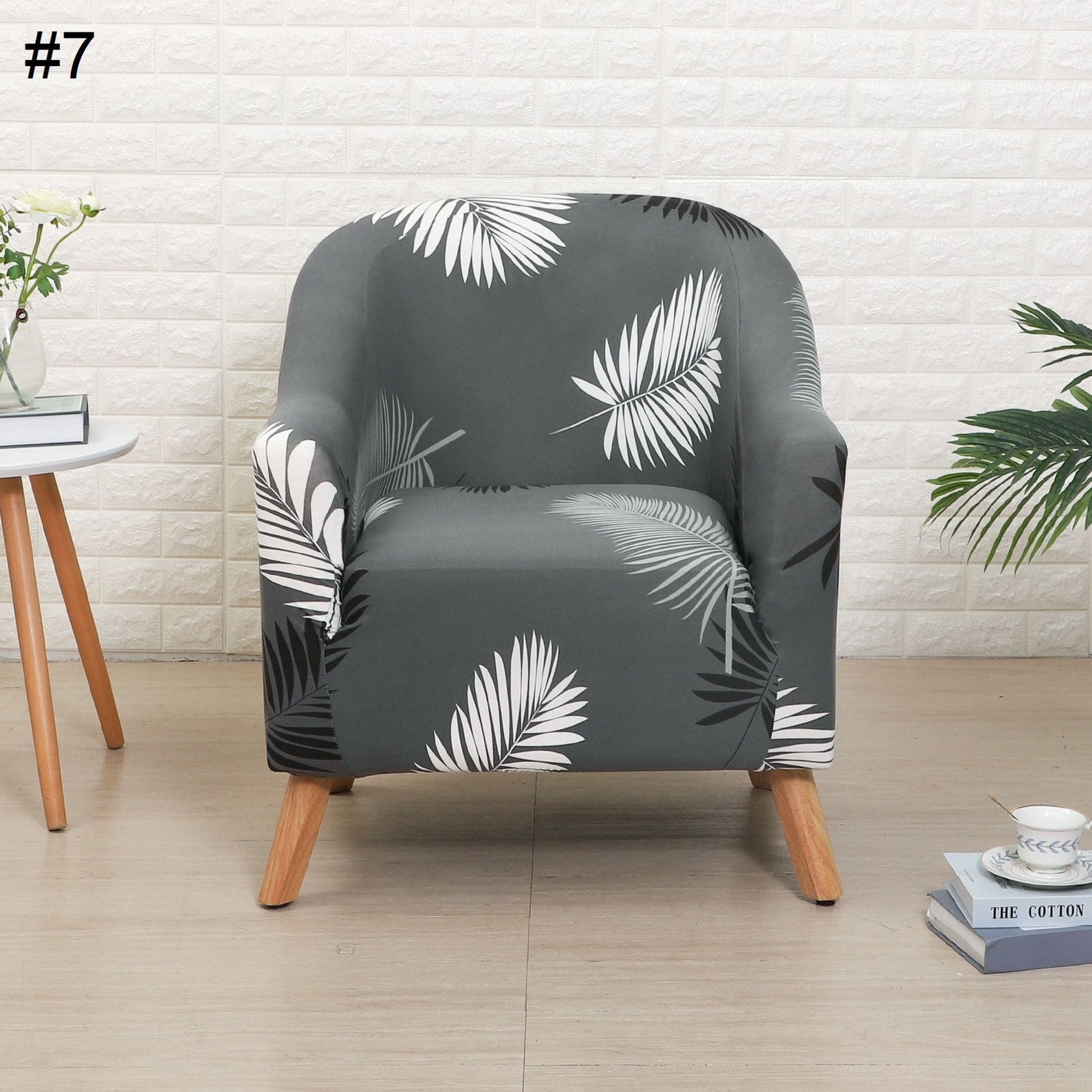 SALE Patterned Arm Chair Slipcovers Dining Chair Cover Etsy Australia