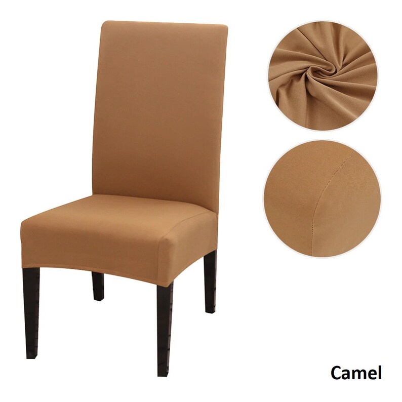 SALE Chair Slipcovers Solid Color Spandex Dining Chair Etsy Australia