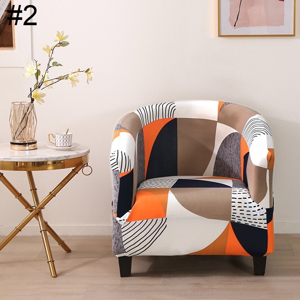 SALE Patterned Arm Chair Slipcovers Dining Chair Cover Etsy Australia