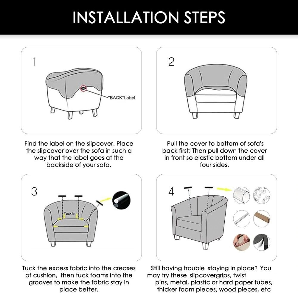 SALE Patterned Arm Chair Slipcovers Dining Chair Cover Etsy Australia