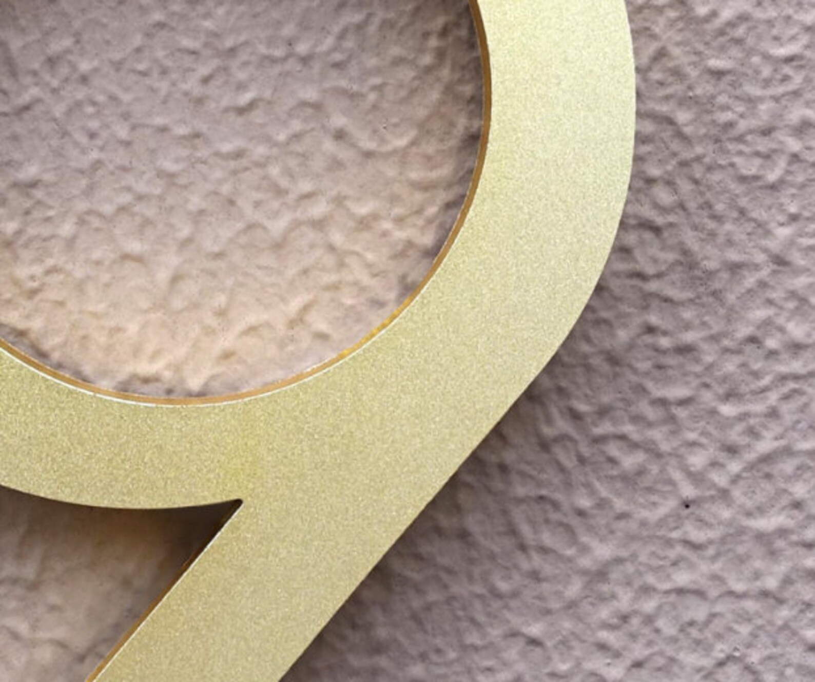 SALE Large Gold/brass Color House Numbers/ Flush or Floating Etsy