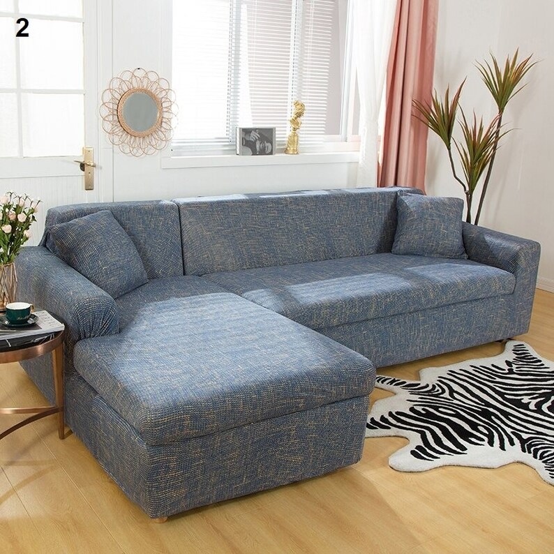 SALE L Shape Couch Cover/ Corner Shape Sofa Cover/ Spandex Etsy Australia