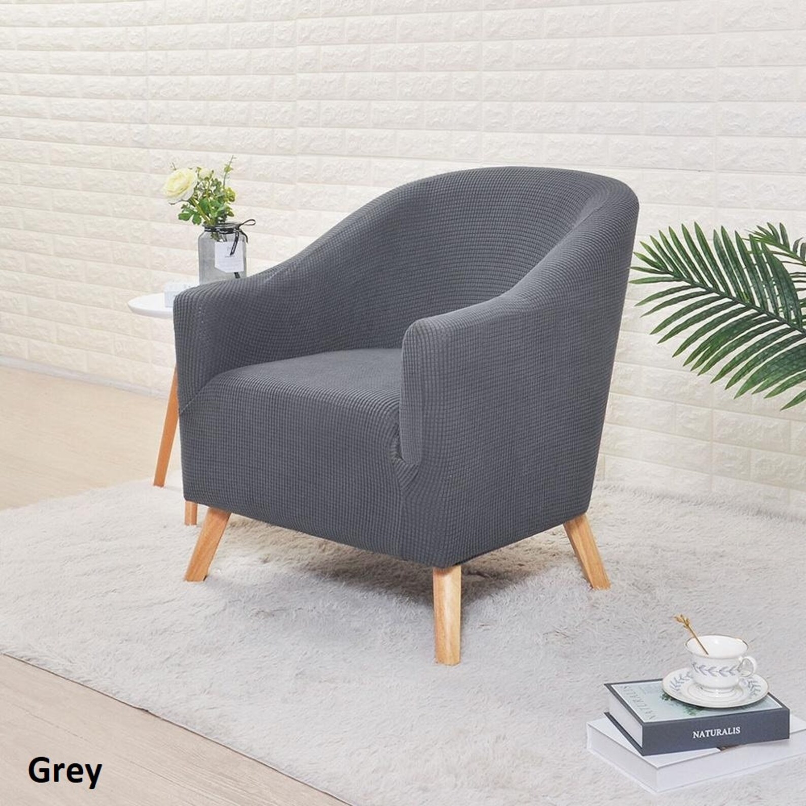 SALE Jacquard Arm Chair Slipcovers Dining Chair Cover Etsy Australia