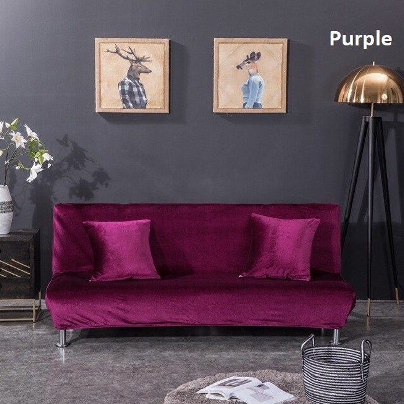 SALE Velvet Futon or Sofa Bed Cover/ Small Medium or Large Etsy