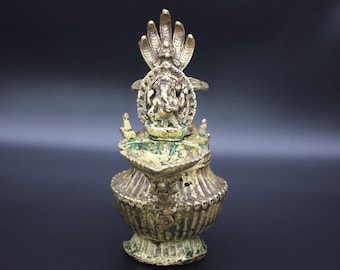 Antique Very Rare Oil Lamp/Sukunda-Newari Culture Nepal- 16th c