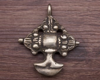 Tibetan Thokcha- Bronze Kartika  Amulet- Protection Talismans- Nepal