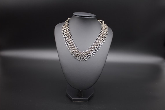 Ethnic Indian Jewelry-Silver Necklace- Tribal Hill Necklace - Tribal Jewelry- Ethnic Jewelry-India 20th c