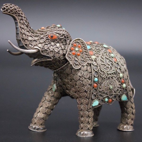 Turquoise Elephant Etsy