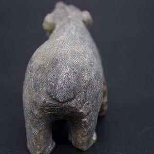 Hand Carved Labradorite Bear Exquisite Carving Elite Energy Protective Guardian Spirit Animal image 5