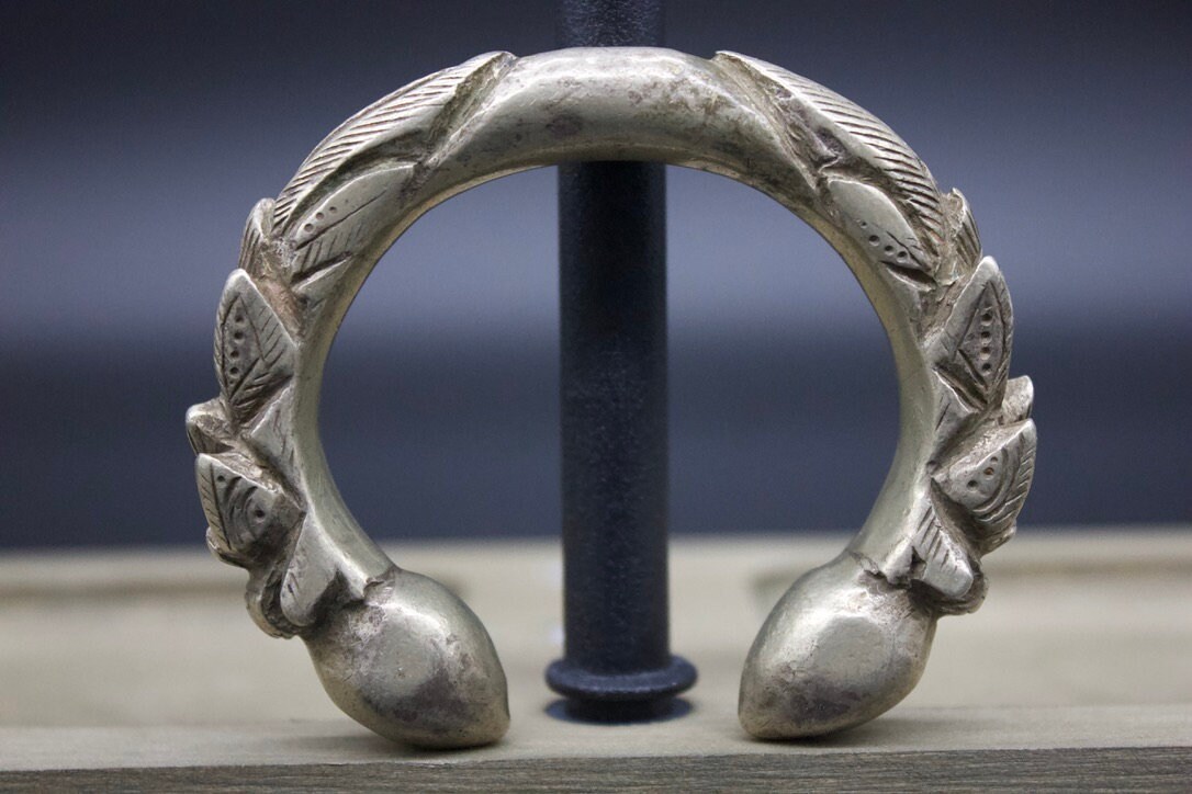 Ethnic Silver Alloy Dragon Bracelet- Bunge Bala- Tribal