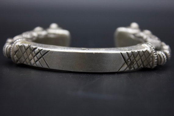 Ethnic Nepali solid Silver Bracelet- Bunge Bala- … - image 8