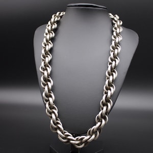 Ethnic Nepali Jewelry-Silver Necklace- Tribal Hill Necklace - Tribal Jewelry- Ethnic Jewelry-Nepal 20th c
