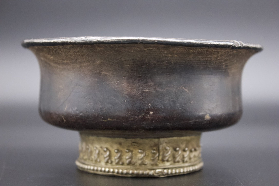 Antique Tibetan Silver Burl Wood Ceremonial Tea Cup Silver Etsy UK