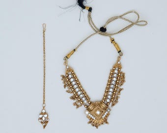 Kundan Choker Set, Indian Bridal Jewelry