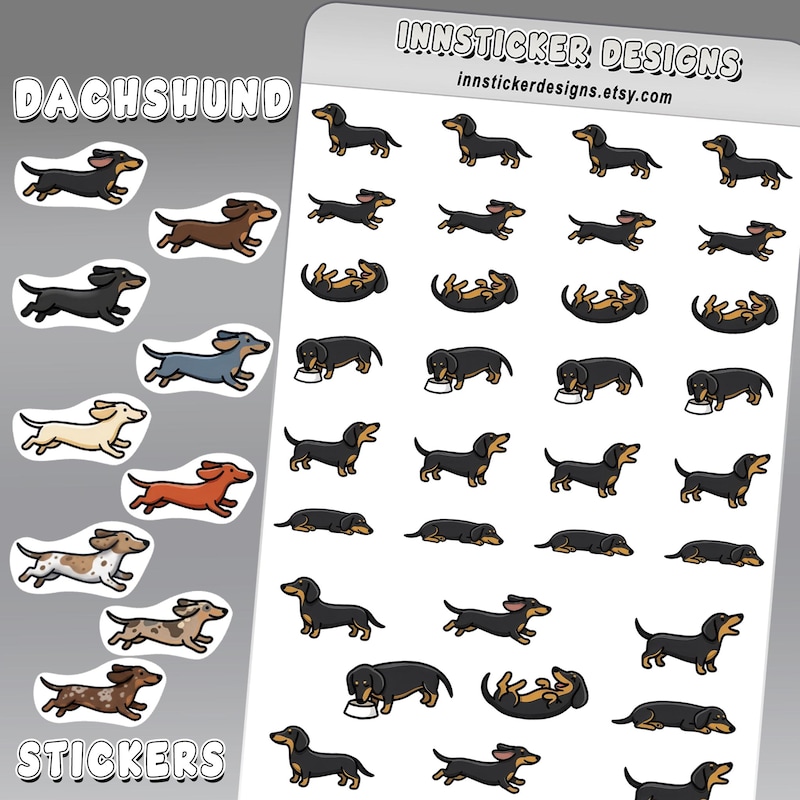 Mini Cartoon Stickers - Etsy