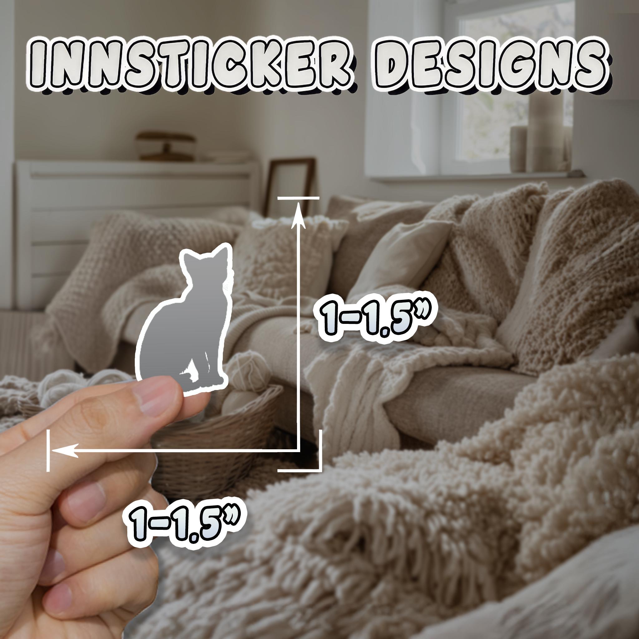 16pc Sticker Sheet, Sphynx Cat Stickers for Journals, Scrapbooks ...