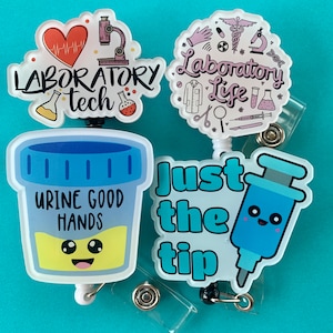 Med Tech, Lab Tech, Lab week, Lab Gift, Tech Badge, Nurse Badge, Phlebotomist Gift, Phlebotomist Badge, Lab Tech Badge