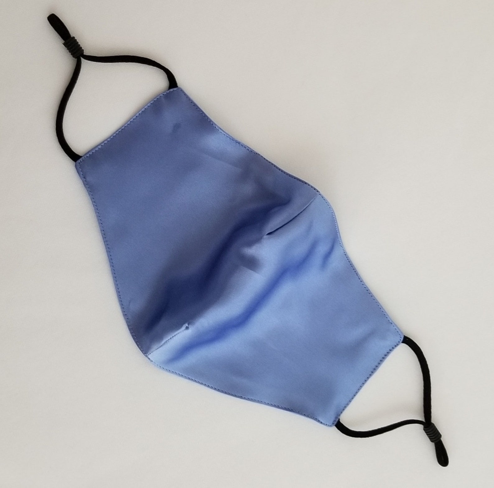 KIDS Silk Face Mask FRENCH BLUE 100 Pure Silk Face Mask. Etsy