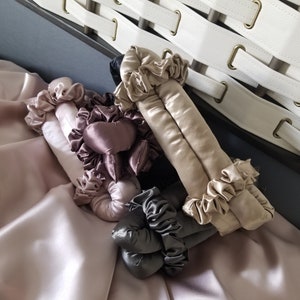 Luxurious Pure Silk Hair Curler for Curly Wavy Hair | Heatless Silk Hair Curler | CARAMEL LATTE | TikTok no heat curler|Silk Curling Ribbon