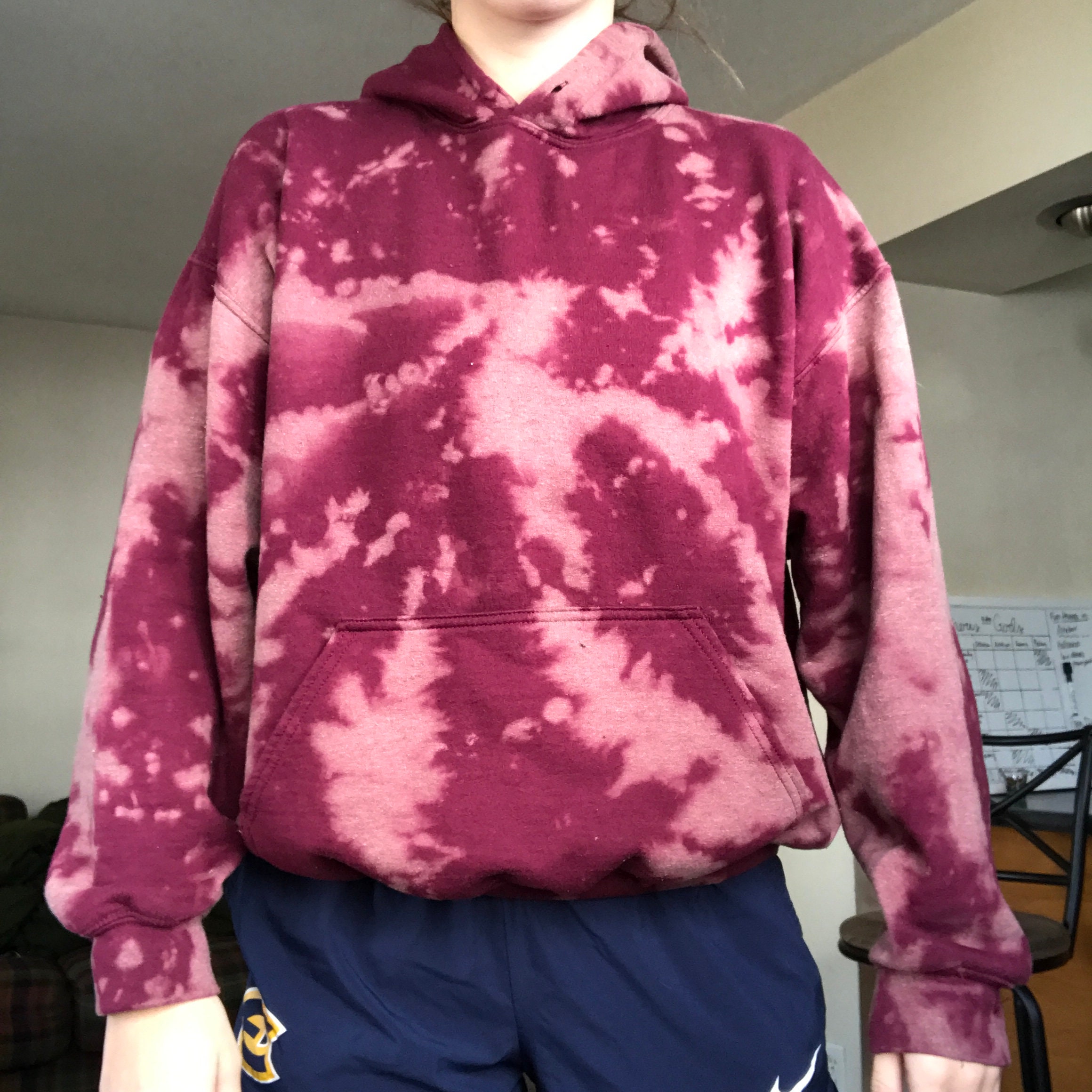 Homemade BleachDyed Sweatshirt Etsy