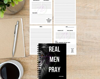 MEN'S PRAYER journal, Planner, JOURNAL, Scriptures, Prayers, S.O.A.P, Gratitude