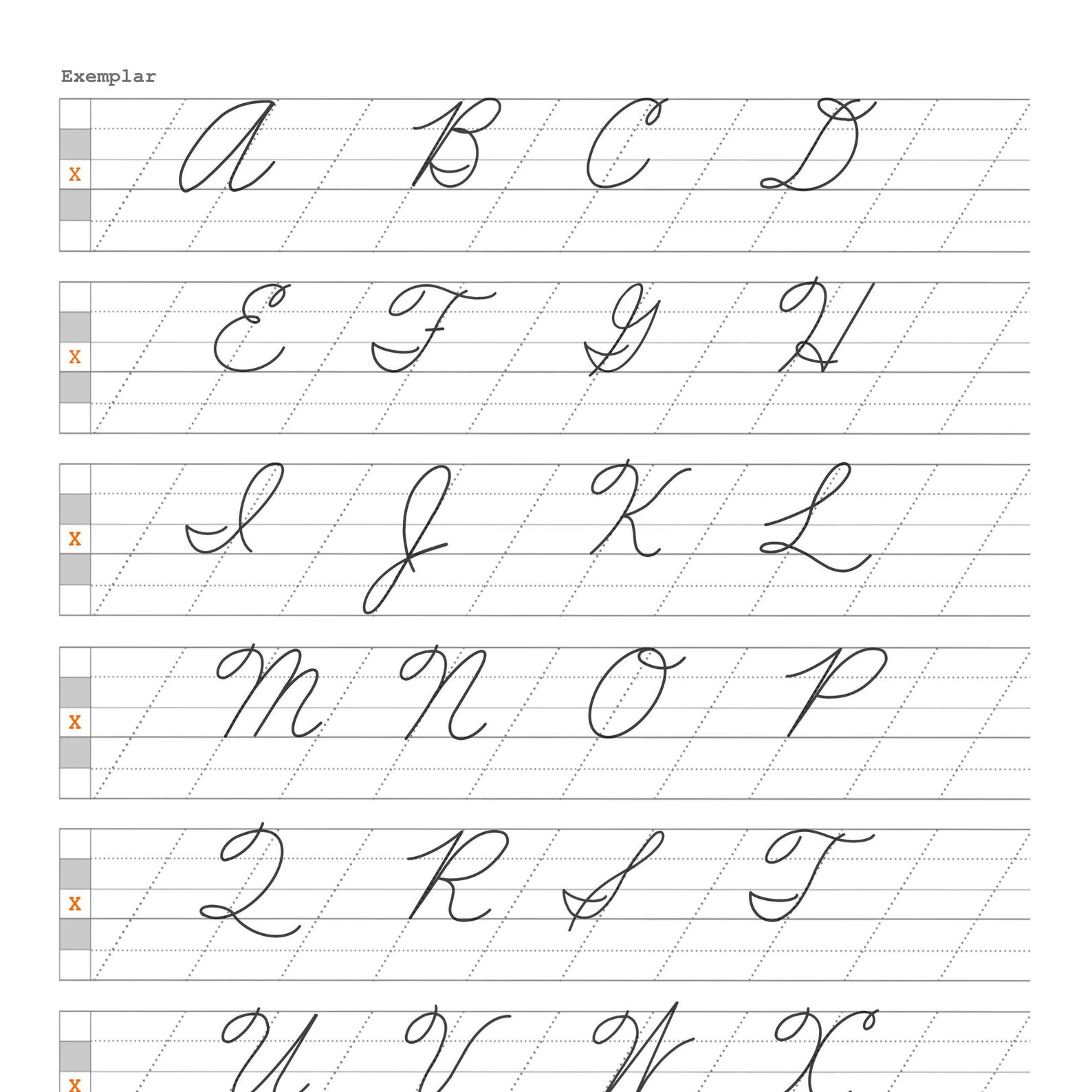 Digital Cursive Handwriting Practice Worksheet Printable PDF | US ...