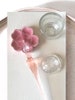 Calligraphy Lettering Glass Dip Pen Kit : Glass Dip Pen + Tiny Glass Inkwell + Cherry Blossom Pen Rest 