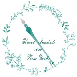 Turquoise Glass Dip Pen Set with Inkwell, Dinky Dip & Pen Rest | Hand-Sanded Tip | Calligraphy Kit Gift for Artists | Exclusive on Etsy