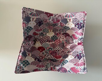 Japanese Pink Floral Bowl Cozy