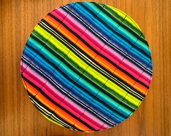 Bright Stripes Tortilla Warmer Homemade