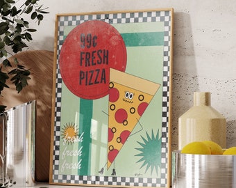 Fresh Pizza Print