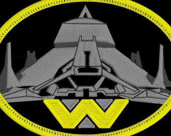 Aliens Weyland-Yutani Atmosphere Processor  Digital Design for Embroidery - Instant Download