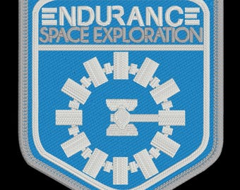 Interstellar ENDURANCE Digital Design for Embroidery - Instant Download