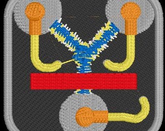 Back to the Future Flux Capacitor Digital Design for Embroidery - Instant Download