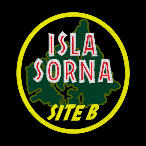 Isla Sorna Digital Design for Embroidery - Instant Download