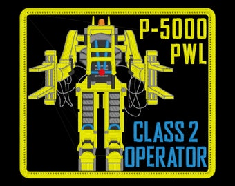 Aliens P-5000 Power Loader Digital Design for Embroidery Machines - INSTANT DOWNLOAD