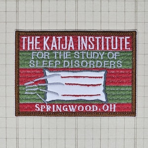Nightmare on Elm Street Freddy Krueger Katja Institute Patch