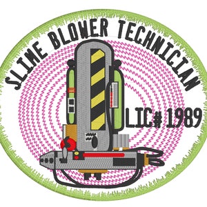 SLIME BLOWER Digital Design for Embroidery - Instant Download