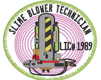 SLIME BLOWER Digital Design for Embroidery - Instant Download