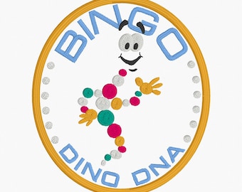 Jurassic Park Mr. DNA Design Digital para Bordado - Download Instantâneo