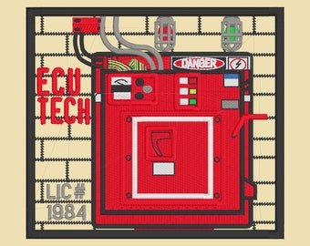 Ecto Containment Unit Digital Design for Embroidery - Instant Download