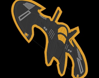 1989 Batwing Digital Design for Embroidery - Instant Download