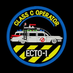 ECTO 1 OPERATOR Digital Design for Embroidery - Instant Download