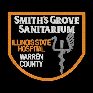 Halloween Smith&#39;s Grove Sanitarium  Digital Design for Embroidery - Instant Download