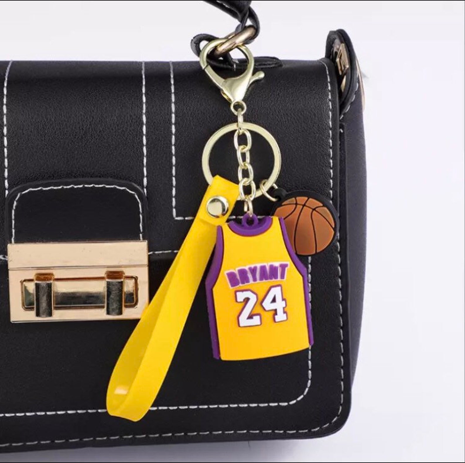 NBA Logo Team Keychain Etsy