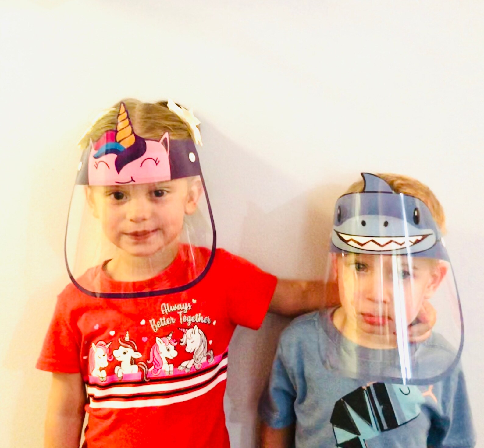 PACK OF 2 Kids face shields Kids Toddler Face Shield Mask Etsy