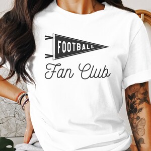 Football Fan Club Tshirt | Sports Shirt | Football Pennant T-shirt | Sports Fan | School Mom | School Dad | School Pennant | School Sports