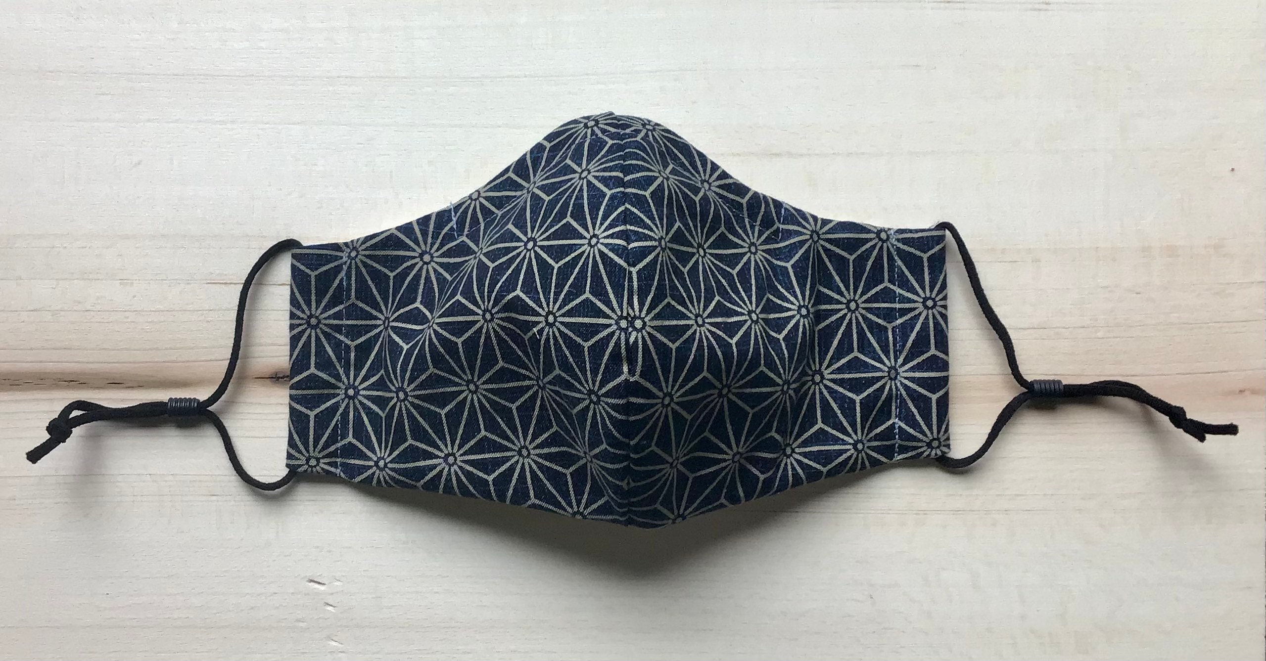 Japanese Design Washable Face Mask 3 layers of 100 cotton Etsy