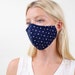 Cotton Linen Face Mask, Washable, Reusable and Double Layered Cloth Face Covering by Made in USA 